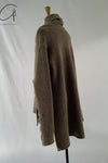 Marc le bihan round neck sweater 2772 taupe gray -brown